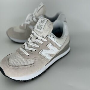 New Balance core sneaker, Nimbus Cloud with White 574 women NEW